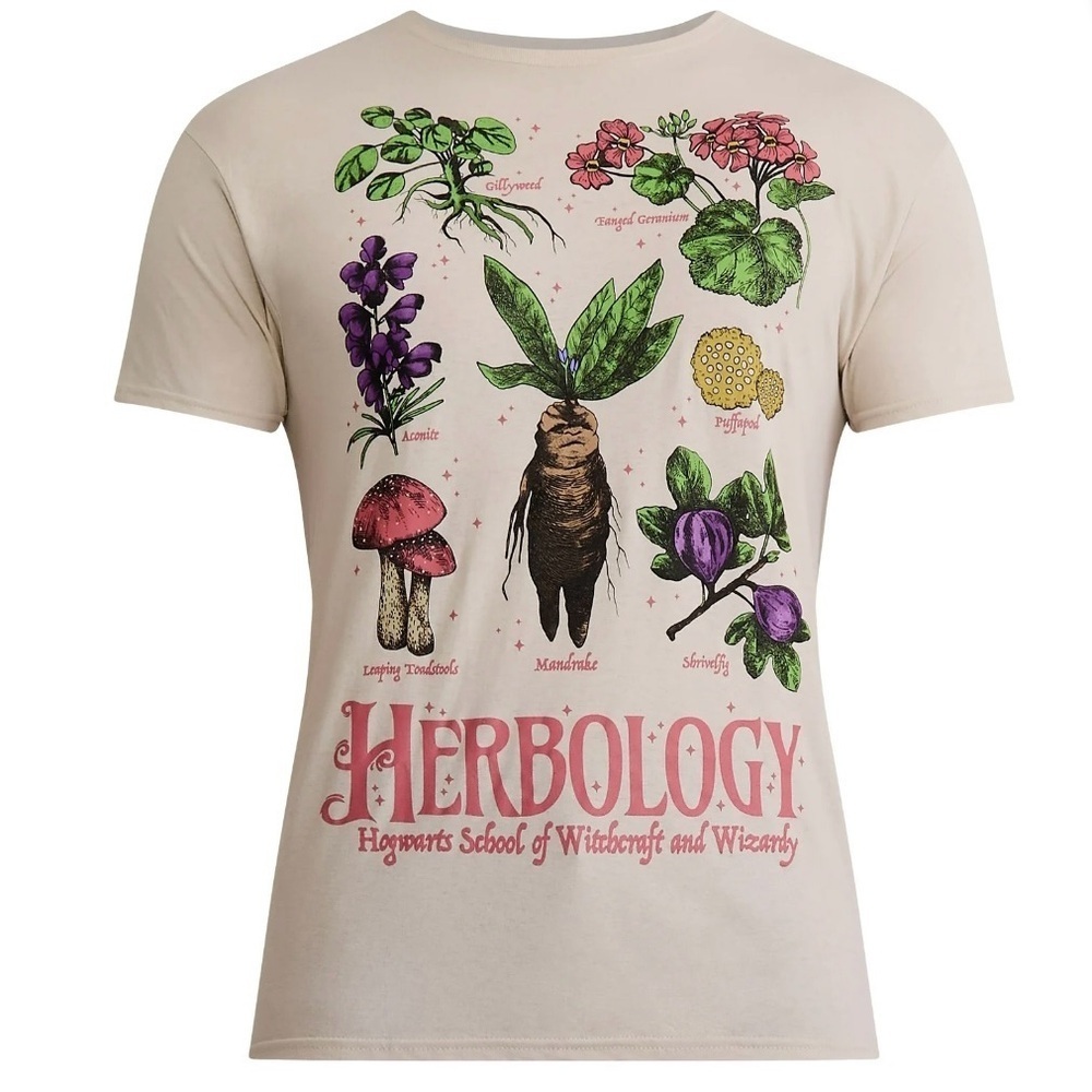 Harry Potter Men's & Big Men's Herbology Color Graphic Tee